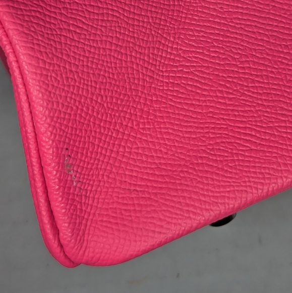 House of hello leather Berkin Hot pink  handbag - Picture 11 of 12